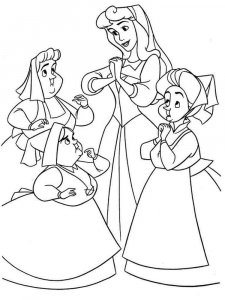 Sleeping Beauty coloring page 47 - Free printable