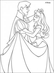 Sleeping Beauty coloring page 48 - Free printable