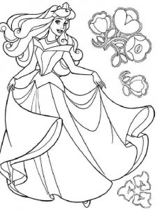 Sleeping Beauty coloring page 36 - Free printable