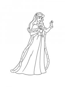 Sleeping Beauty coloring page 60 - Free printable