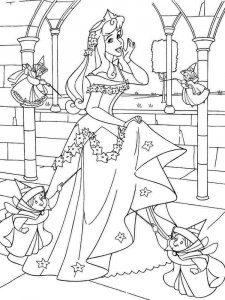 Sleeping Beauty coloring page 37 - Free printable
