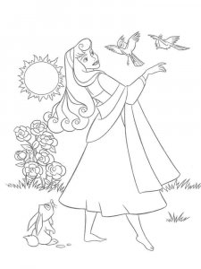 Sleeping Beauty coloring page 40 - Free printable