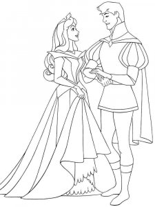 Sleeping Beauty coloring page 43 - Free printable