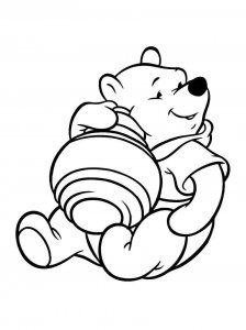Winnie The Pooh coloring page 84 - Free printable