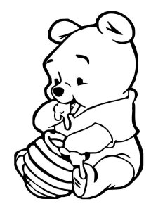 Winnie The Pooh coloring page 92 - Free printable