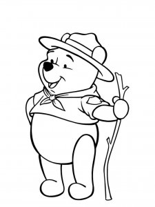 Winnie The Pooh coloring page 112 - Free printable