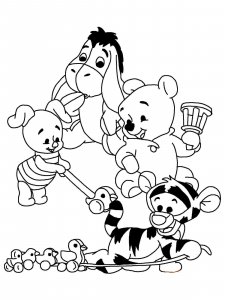 Winnie The Pooh coloring page 83 - Free printable