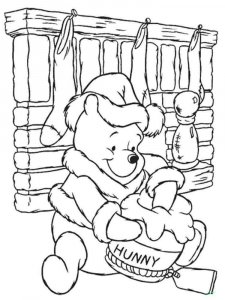 Winnie The Pooh coloring page 10 - Free printable