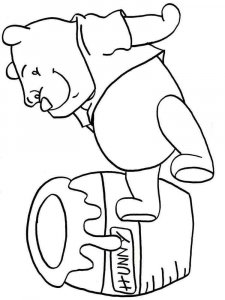 Winnie The Pooh coloring page 17 - Free printable