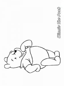 Winnie The Pooh coloring page 18 - Free printable