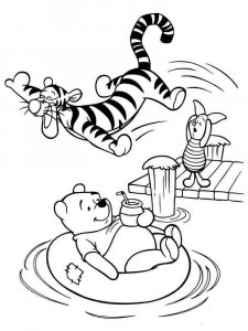 Winnie The Pooh coloring page 22 - Free printable