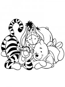 Winnie The Pooh coloring page 24 - Free printable