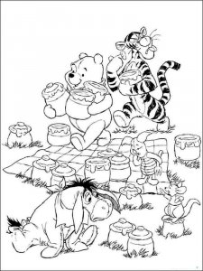 Winnie The Pooh coloring page 27 - Free printable