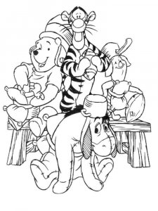 Winnie The Pooh coloring page 28 - Free printable