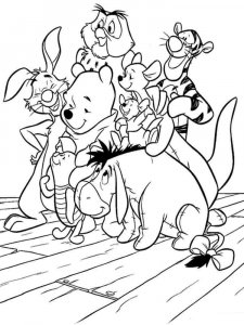 Winnie The Pooh coloring page 29 - Free printable