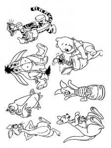Winnie The Pooh coloring page 38 - Free printable