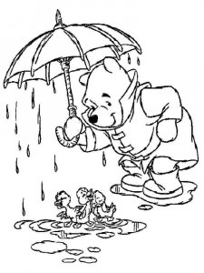 Winnie The Pooh coloring page 4 - Free printable
