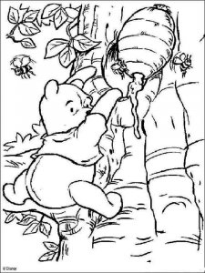 Winnie The Pooh coloring page 49 - Free printable
