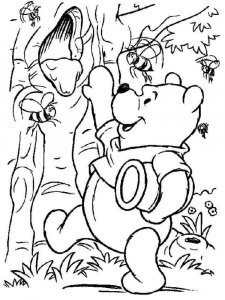 Winnie The Pooh coloring page 5 - Free printable