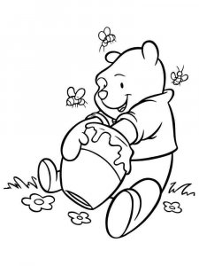 Winnie The Pooh coloring page 52 - Free printable