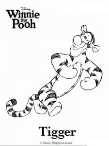 Winnie The Pooh coloring page 55 - Free printable