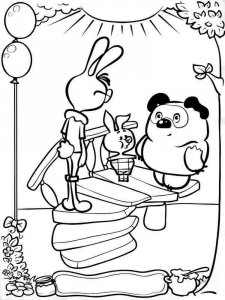 Winnie The Pooh coloring page 60 - Free printable