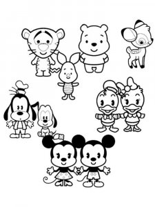 Cute Disney coloring page 7 - Free printable