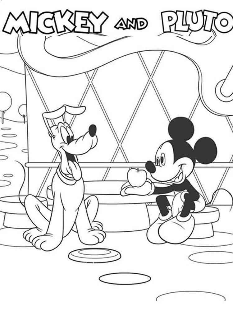 814 Cute Mickey Mouse Clubhouse Coloring Pages Pdf 