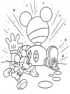 Disney Mickey Mouse Clubhouse coloring page 2 - Free printable