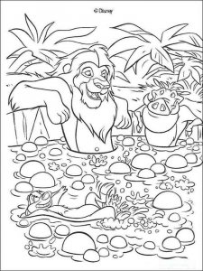 The Lion King coloring page 11 - Free printable