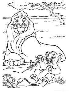 The Lion King coloring page 12 - Free printable
