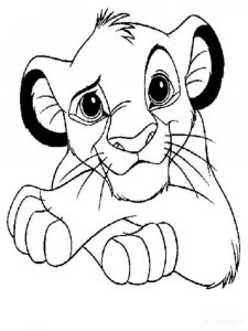 The Lion King coloring page 13 - Free printable