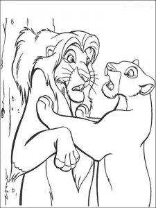 The Lion King coloring page 14 - Free printable