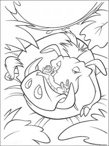 The Lion King coloring page 15 - Free printable