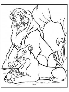The Lion King coloring page 17 - Free printable