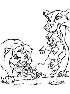 The Lion King coloring page 18 - Free printable