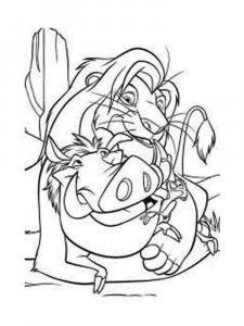 The Lion King coloring page 22 - Free printable
