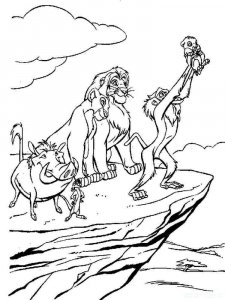 The Lion King coloring page 29 - Free printable