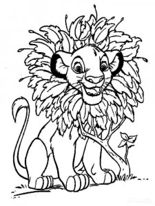 The Lion King coloring page 30 - Free printable