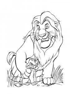 The Lion King coloring page 31 - Free printable