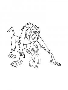 The Lion King coloring page 32 - Free printable