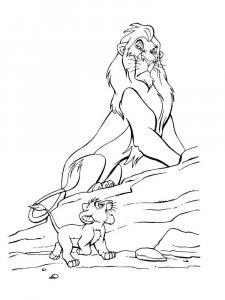 The Lion King coloring page 33 - Free printable