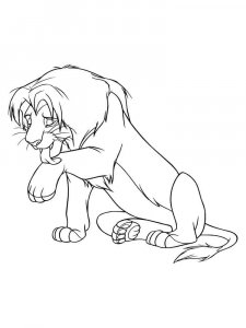 The Lion King coloring page 37 - Free printable