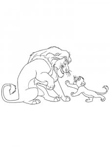 The Lion King coloring page 39 - Free printable
