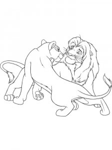 The Lion King coloring page 40 - Free printable