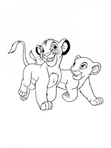 The Lion King coloring page 41 - Free printable