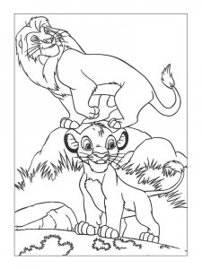 The Lion King coloring page 42 - Free printable