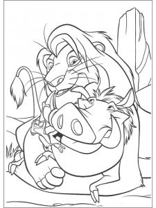 The Lion King coloring page 43 - Free printable