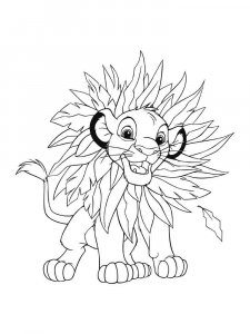 The Lion King coloring page 45 - Free printable
