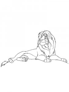 The Lion King coloring page 48 - Free printable